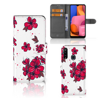 Samsung Galaxy A20s Hoesje Blossom Red