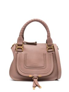 Chloé petit sac à main Marcie à logo embossé - Rose