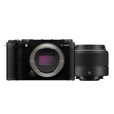 Fujifilm X-M5 zwart + XC 35mm F/2.0