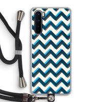 Onderbroken lijn: OnePlus Nord Transparant Hoesje met koord