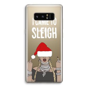 Came To Sleigh: Samsung Galaxy Note 8 Transparant Hoesje