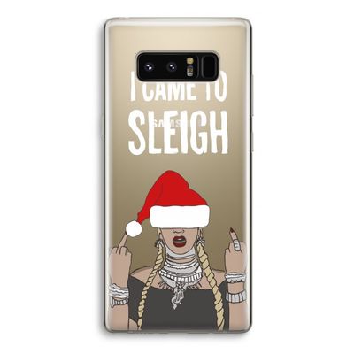 Came To Sleigh: Samsung Galaxy Note 8 Transparant Hoesje