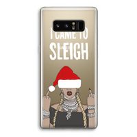 Came To Sleigh: Samsung Galaxy Note 8 Transparant Hoesje