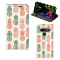 LG G8s Thinq Flip Style Cover Ananas - thumbnail