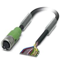 Phoenix Contact 1555347 Sensor/actuator connector, geassembleerd M12 Aantal polen: 17 Bus, recht 1.50 m 1 stuk(s) - thumbnail