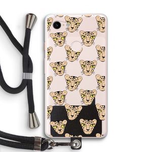 Tijger: Pixel 3 XL Transparant Hoesje met koord