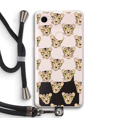 Tijger: Pixel 3 XL Transparant Hoesje met koord