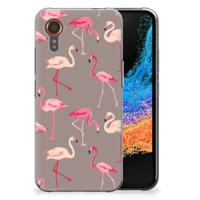 Samsung Galaxy Xcover 7 TPU Hoesje Flamingo