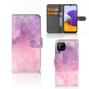 Hoesje Samsung Galaxy A22 4G | M22 Pink Purple Paint