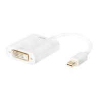 LogiLink CV0037B Adapter [1x Mini-DisplayPort stekker - 1x DVI-bus 24+5-polig] Wit 15.00 cm - thumbnail