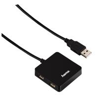 Hama Usb2.0 Hub 1:4 Buspowered Zwart