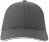 Atlantis AT684 Liberty Sandwich-S Cap - Dark-Grey/White - One Size