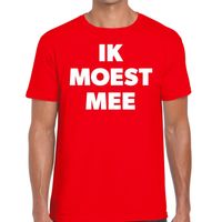 Ik moest mee t-shirt rood voor heren