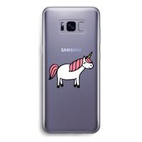 Eenhoorn: Samsung Galaxy S8 Transparant Hoesje
