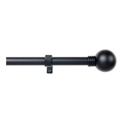 Stang voor Gordijnen Stor Planet Uitschuifbaar Zwart (110 cm)