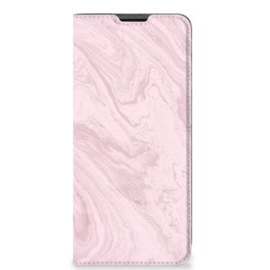 Motorola Moto G51 5G Standcase Marble Pink - Origineel Cadeau Vriendin