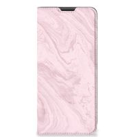 Motorola Moto G51 5G Standcase Marble Pink - Origineel Cadeau Vriendin