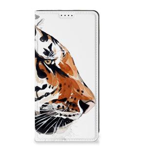 Bookcase OnePlus 12 Watercolor Tiger