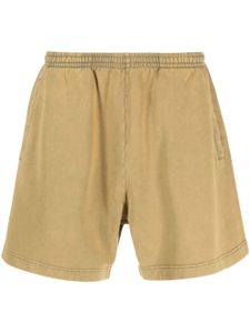 Acne Studios short de sport à logo appliqué - Tons neutres