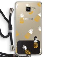 Ananasjes: Samsung Galaxy A5 (2016) Transparant Hoesje met koord