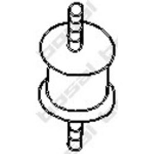 Aanslagrubber, demper 255038