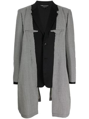Comme des Garçons Homme Plus blazer long à design superposé - Gris
