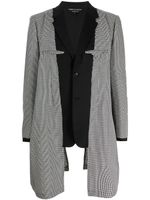 Comme des Garçons Homme Plus blazer long à design superposé - Gris