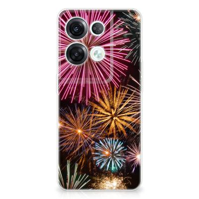 OPPO Reno8 Pro | Sillicone Back Cover | Vuurwerk