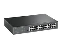 TP-LINK TL-SG1024DE Managed L2 Gigabit Ethernet (10/100/1000) Zwart - thumbnail