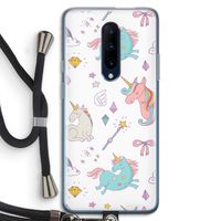 Fantasiewereld: OnePlus 7 Pro Transparant Hoesje met koord
