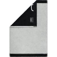 Cawö Cawo Lifestyle Splash Doubleface 7071 Gastendoekje 30x50 platin/schwarz