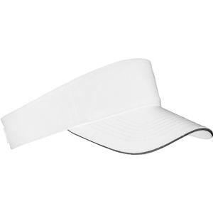 Zonneklep Sunvisor petje - wit - katoen - klittenbandsluiting - voor volwassenen