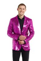 Colbert pailletten pink Suitmeister