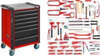 HAZET Gereedschapwagen - Assistent 179NX - assortiment 179NX-7/65ALU - 65-delig - Laden, ondiep: 5× 81 x 522 x 398 mm - Laden, diep: 2× 166 x 522 x HAZET Gereedschapwagen - Assistent 179NX - assortiment 179NX-7/65ALU - 65-delig - Laden, ondiep: 5× 81 x 522 x 398 mm - Laden, diep: 2× 166 x 522 x