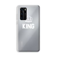 King zwart: Huawei P40 Transparant Hoesje
