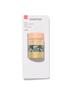 HEMA Washi Tapes 5mx1.5cm Botanisch - 4 Stuks