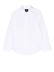 Fay Kids chemise à boutonnière - Blanc