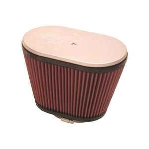 K&N universeel ovaal filter Hilborn Q, 57mm dual, 229mm x 140mm, 159mm Hoogte (RD-4400) RD4400