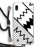 Pop Art #5: Samsung Galaxy A10 Transparant Hoesje met koord