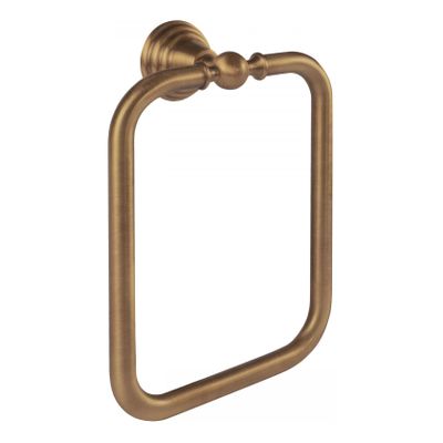 Handdoek ring Clasic | Wandmontage | 18.2 cm | Messing mat