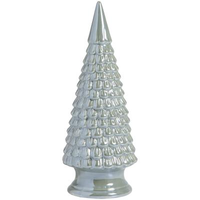 Leen Bakker - Beeld Kerstboom 21xØ8,5 Cm - Keramiek - Groen