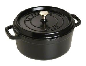 Staub - stoof-/braadpan gietijzer - zwart - 28 cm