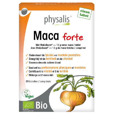 Physalis Supplementen Maca Forte 30Tabletten
