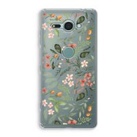 Sweet little flowers: Sony Xperia XZ2 Compact Transparant Hoesje