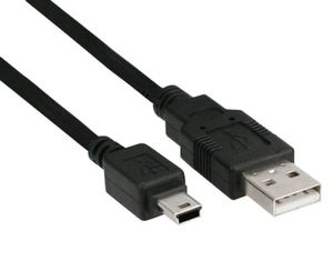 InLine 33107 USB-kabel 2 m USB A Mini-USB B Zwart