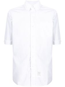 Thom Browne chemise à bande tricolore - Blanc