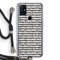Crazy shapes: OnePlus Nord N10 5G Transparant Hoesje met koord