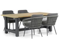 Lifestyle Western/San Francisco 200 cm dining tuinset 5-delig - thumbnail