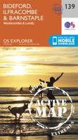 Wandelkaart - Topografische kaart 139 OS Explorer Map | Active Bideford / Ilfracombe / Barnstable | Ordnance Survey Wandelkaart - Topografische kaart 139 OS Explorer Map | Active Bideford / Ilfracombe / Barnstable | Ordnance Survey