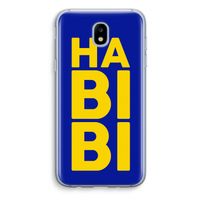 Habibi Blue: Samsung Galaxy J5 (2017) Transparant Hoesje